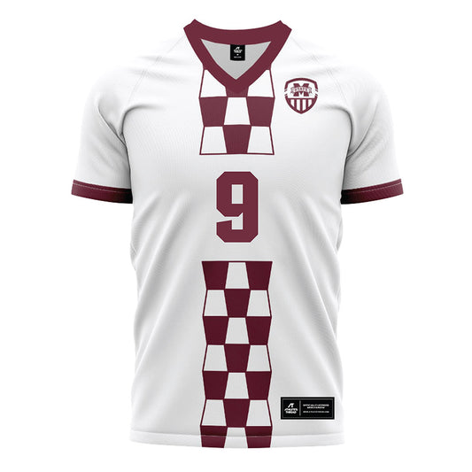 Mississippi State - NCAA Women's Soccer : Abbey Dalton - White Soccer Jersey-0