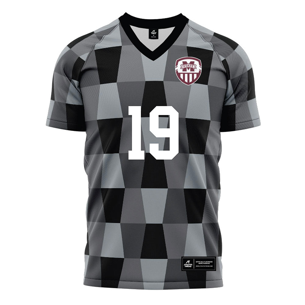 Mississippi State - NCAA Women's Soccer : Hailey Johnson - Black Soccer Jersey-0