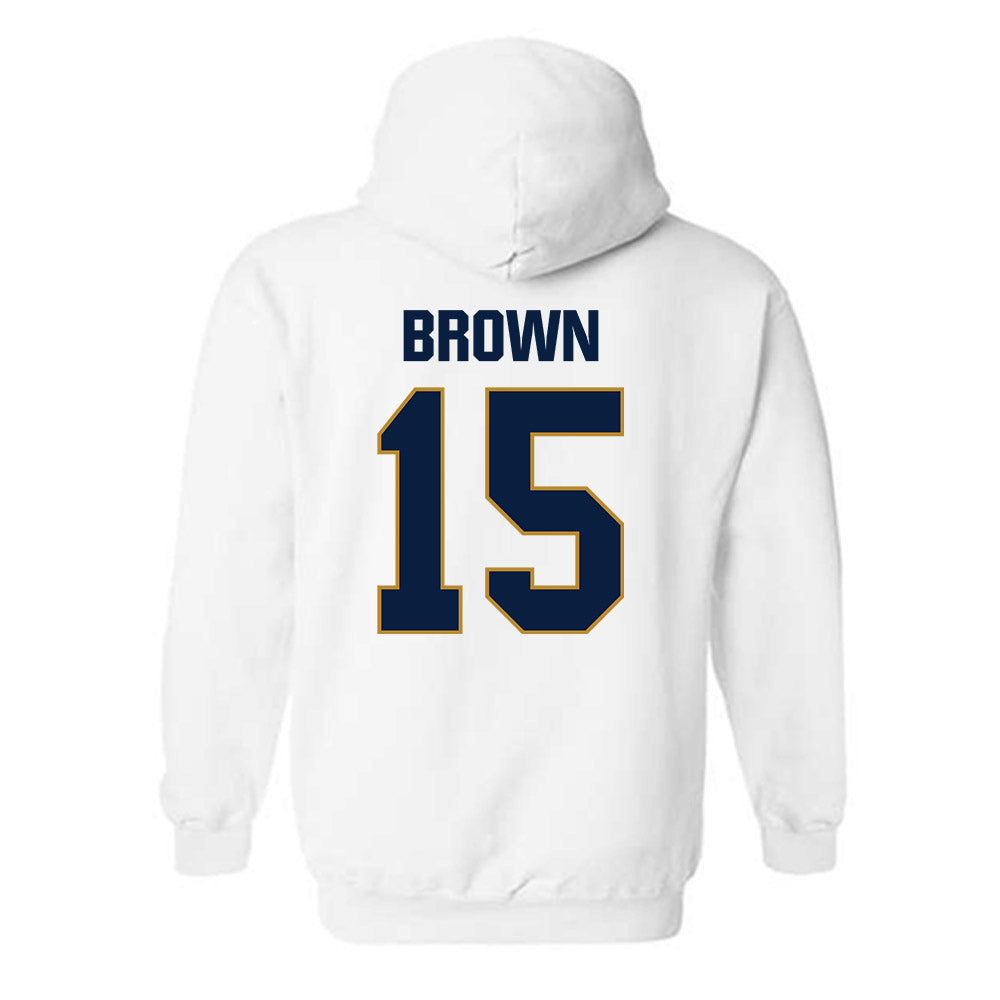 FIU - NCAA Football : Tyderick Brown - Classic Shersey Hooded Sweatshirt-3