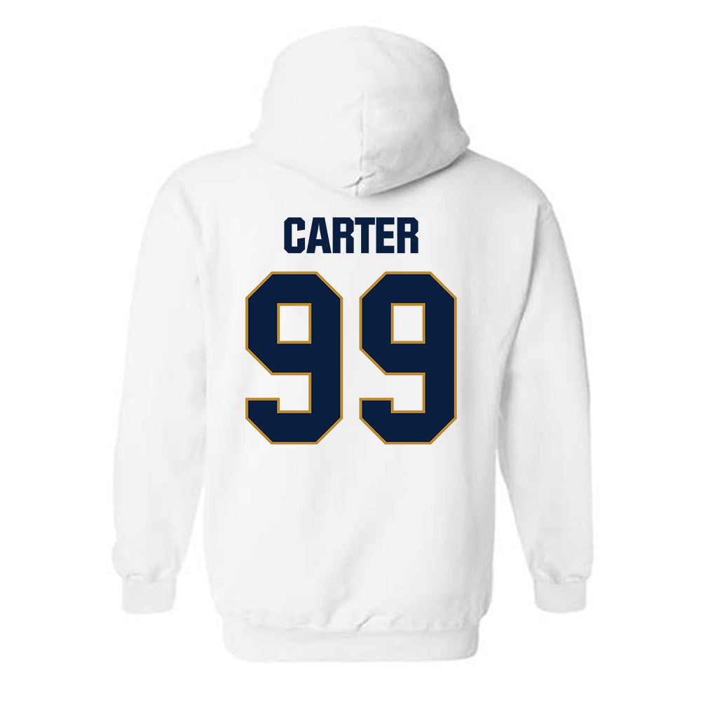 FIU - NCAA Football : Germaine Carter - Classic Shersey Hooded Sweatshirt-2