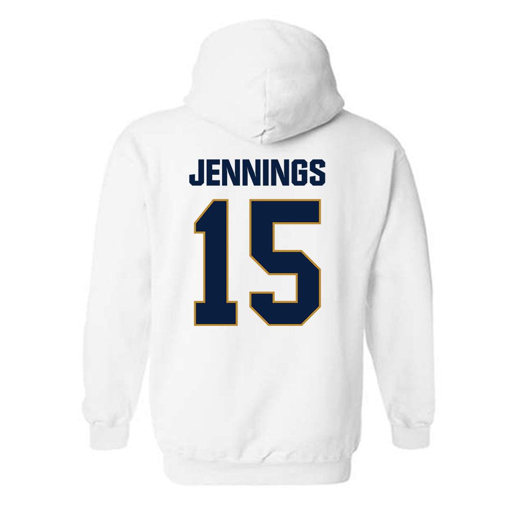 FIU - NCAA Football : Nathan Jennings - Classic Shersey Hooded Sweatshirt-2