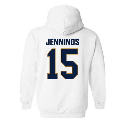 FIU - NCAA Football : Nathan Jennings - Classic Shersey Hooded Sweatshirt-3