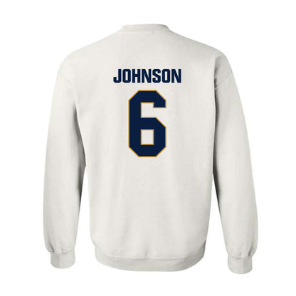 FIU - NCAA Football : Lawrence Johnson - Classic Shersey Crewneck Sweatshirt-3