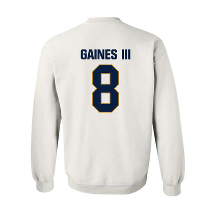 FIU - NCAA Football : Greg Gaines III - Classic Shersey Crewneck Sweatshirt-3
