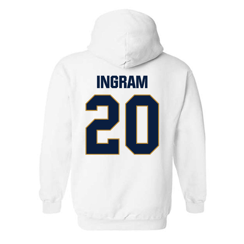 FIU - NCAA Football : Kiyante Ingram - Classic Shersey Hooded Sweatshirt-3