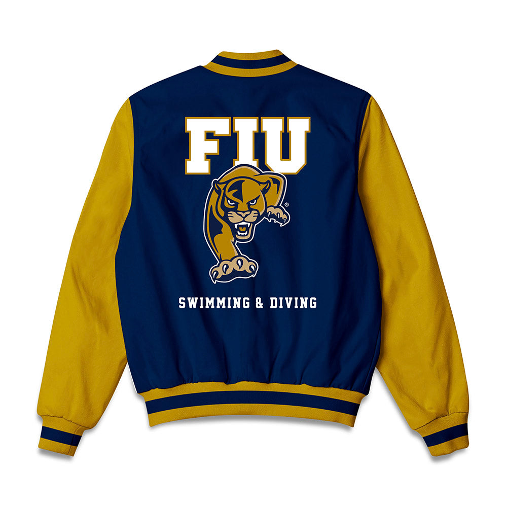 FIU - NCAA Women's Swimming & Diving : Ruby Broadfoot - Bomber Jacket-1