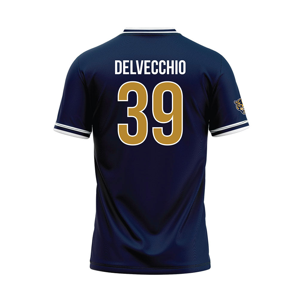 FIU - NCAA Baseball : Matthew Delvecchio - Blue Baseball Jersey-1