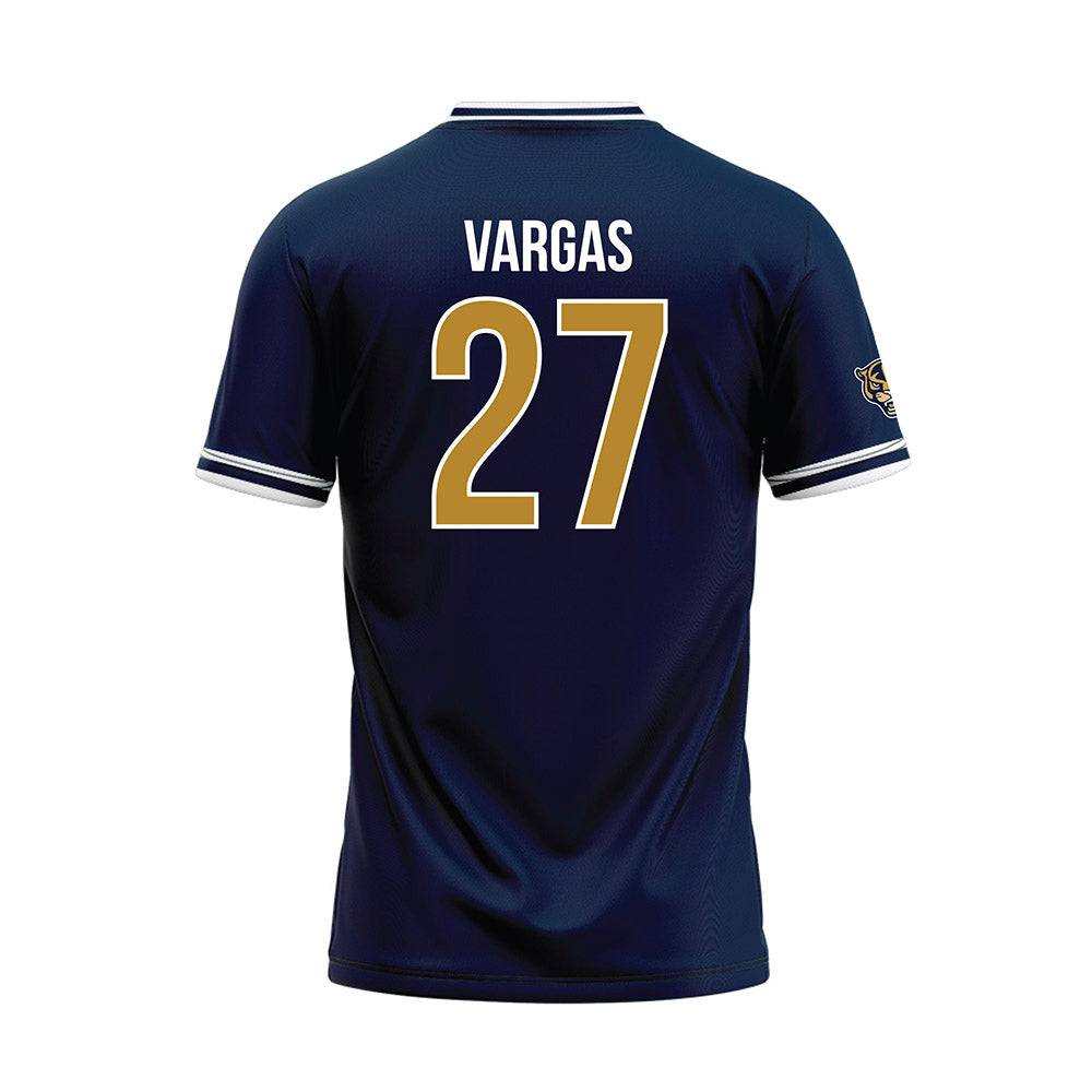 FIU - NCAA Baseball : Jordan Vargas - Blue Baseball Jersey-1