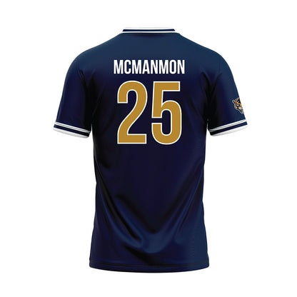 FIU - NCAA Baseball : Quin Mcmanmon - Blue Baseball Jersey-1