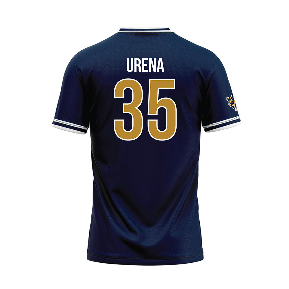 FIU - NCAA Baseball : Jeremy Urena - Blue Baseball Jersey-1