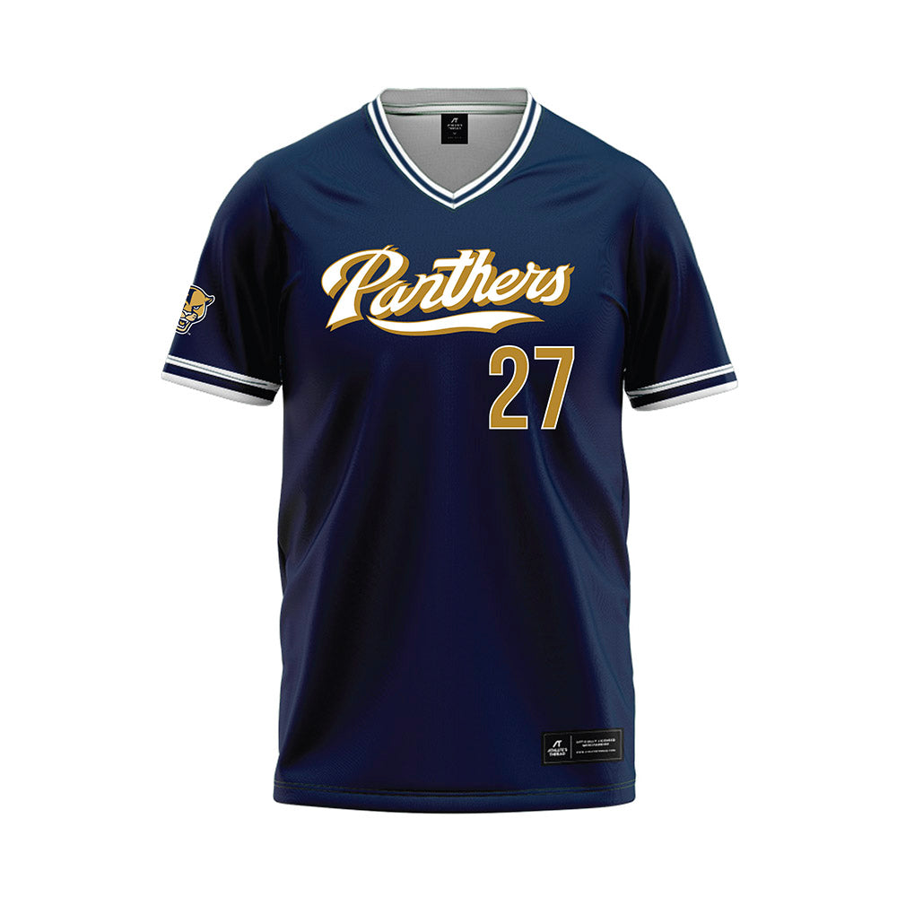 FIU - NCAA Baseball : Jordan Vargas - Blue Baseball Jersey-0