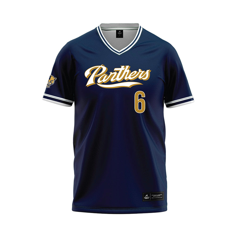FIU - NCAA Baseball : Luca Reyes - Blue Baseball Jersey-0