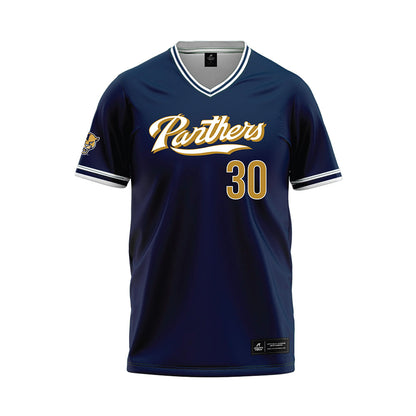 FIU - NCAA Baseball : Andrew Ildefonso - Blue Baseball Jersey-0