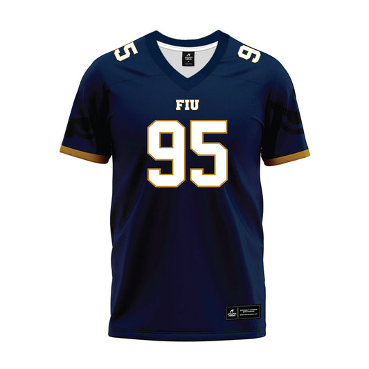 FIU - NCAA Football : Elijah Simmons - Premium Football Jersey-0