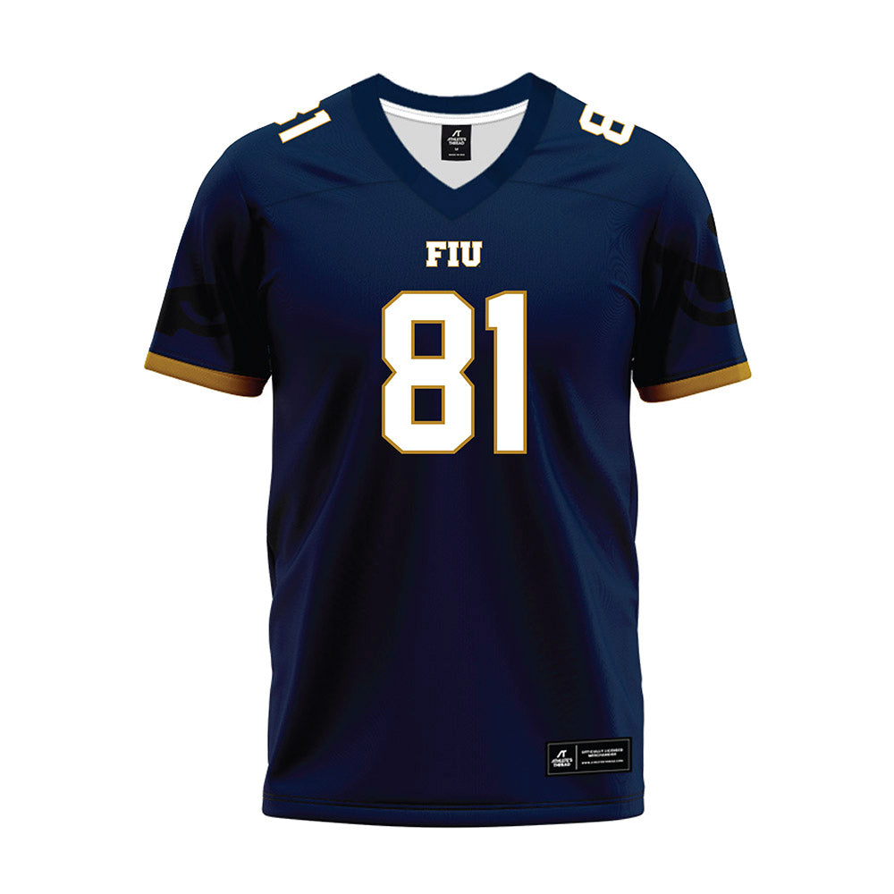FIU - NCAA Football : Dylan Herman - Premium Football Jersey-0