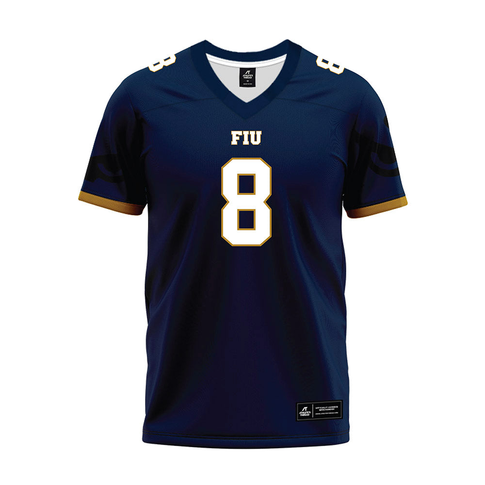 FIU - NCAA Football : Greg Gaines III - Premium Football Jersey-0