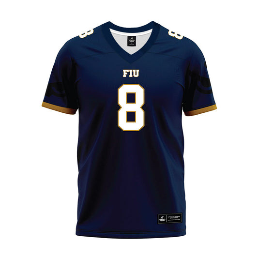 FIU - NCAA Football : Greg Gaines III - Premium Football Jersey-0