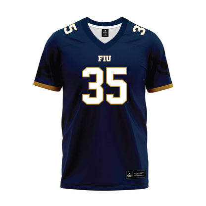 FIU - NCAA Football : Jahmani Chin-Suer - Premium Football Jersey-0