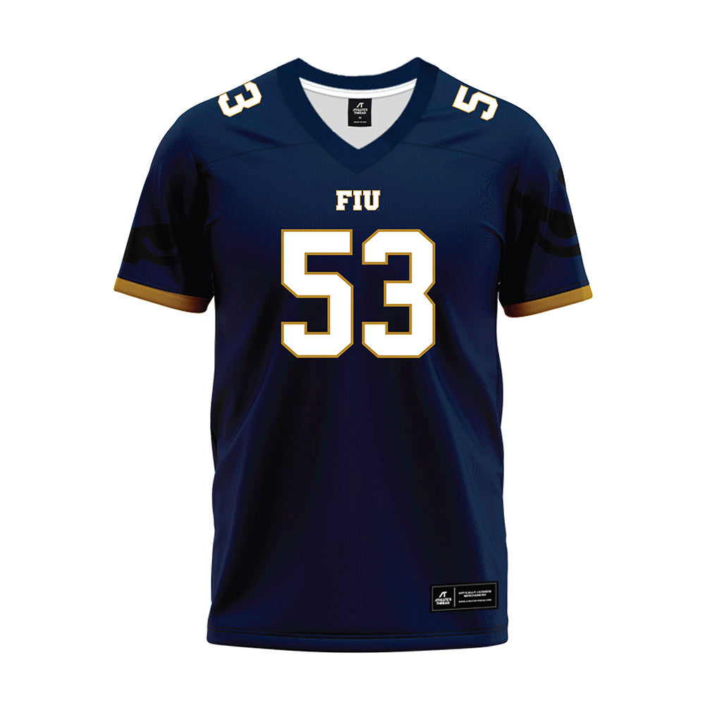 FIU - NCAA Football : Nathan Tveit - Premium Football Jersey-0
