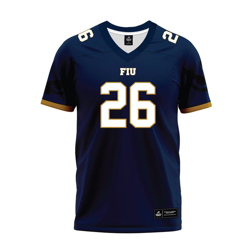 FIU - NCAA Football : Zay West - Premium Football Jersey-0