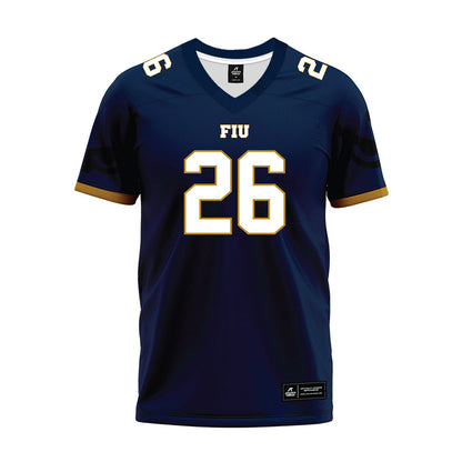 FIU - NCAA Football : Zay West - Premium Football Jersey-0