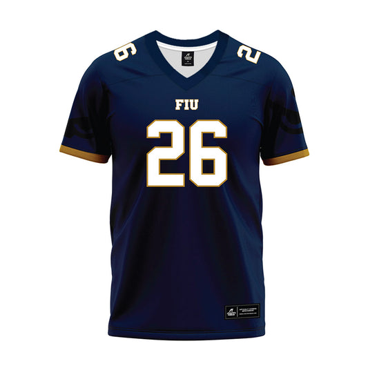 FIU - NCAA Football : Zay West - Premium Football Jersey-0
