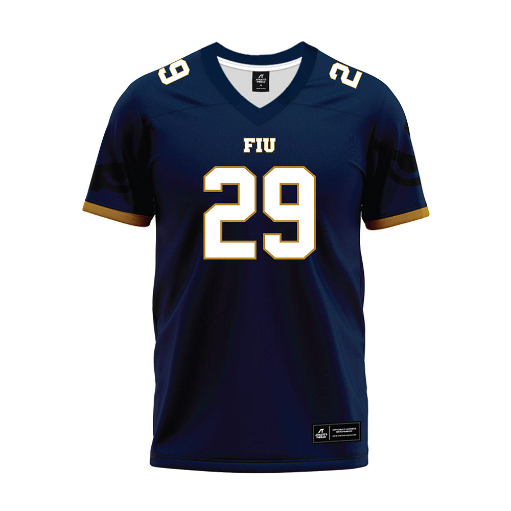 FIU - NCAA Football : Dominic Turnbull - Premium Football Jersey-0
