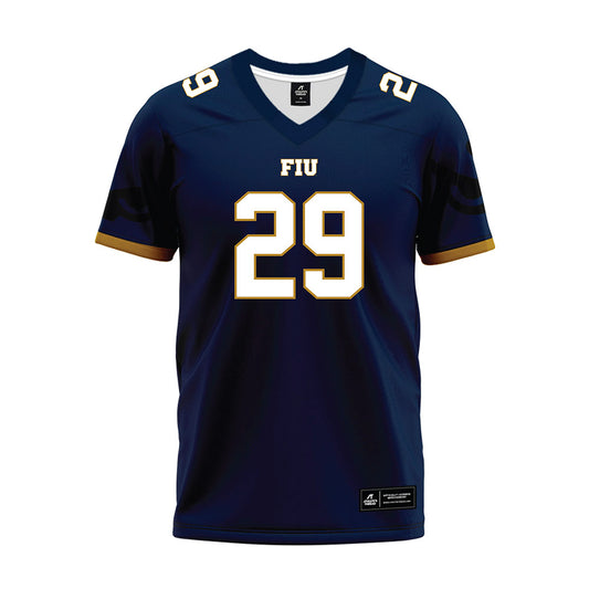 FIU - NCAA Football : Dominic Turnbull - Premium Football Jersey-0