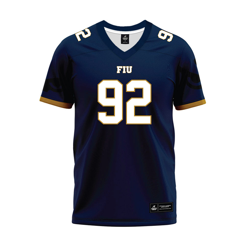 FIU - NCAA Football : Lukenson Morancy - Premium Football Jersey-0