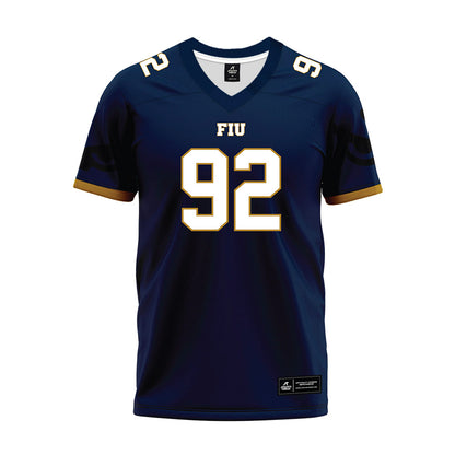 FIU - NCAA Football : Lukenson Morancy - Premium Football Jersey-0