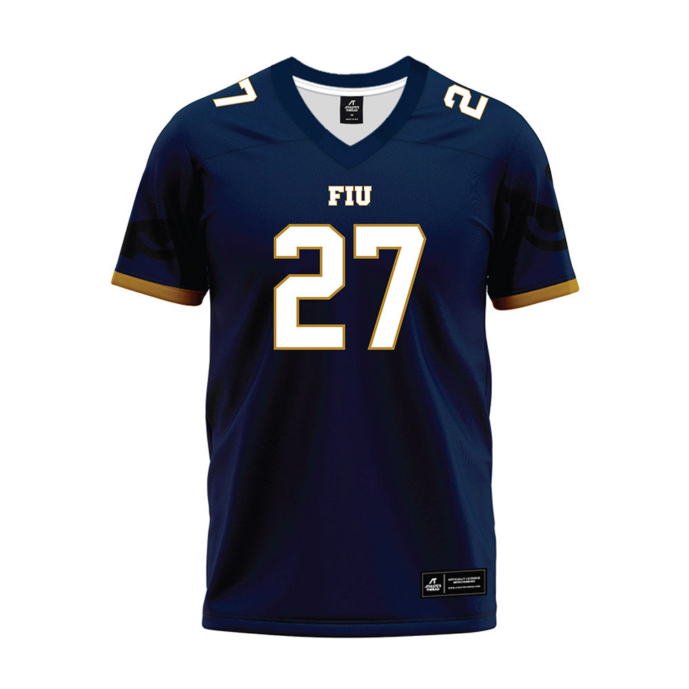 FIU - NCAA Football : Eric Johnson Jr - Premium Football Jersey-0
