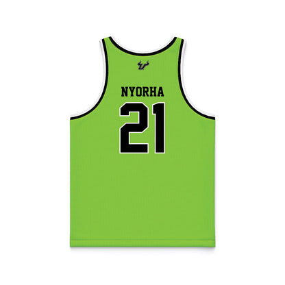 USF - NCAA Men's Basketball : Adriel Nyorha - Basketball Jersey-1