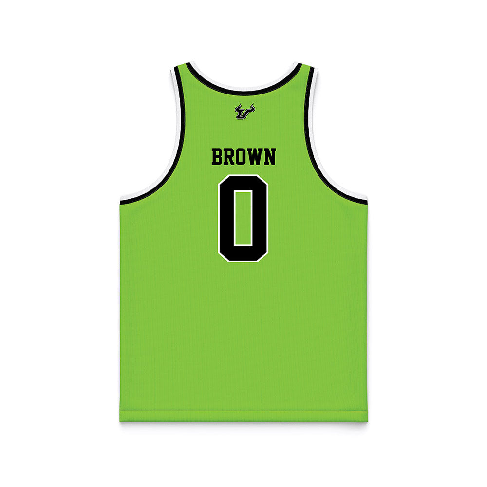 USF - NCAA Men's Basketball : Xavier Brown - Basketball Jersey-1