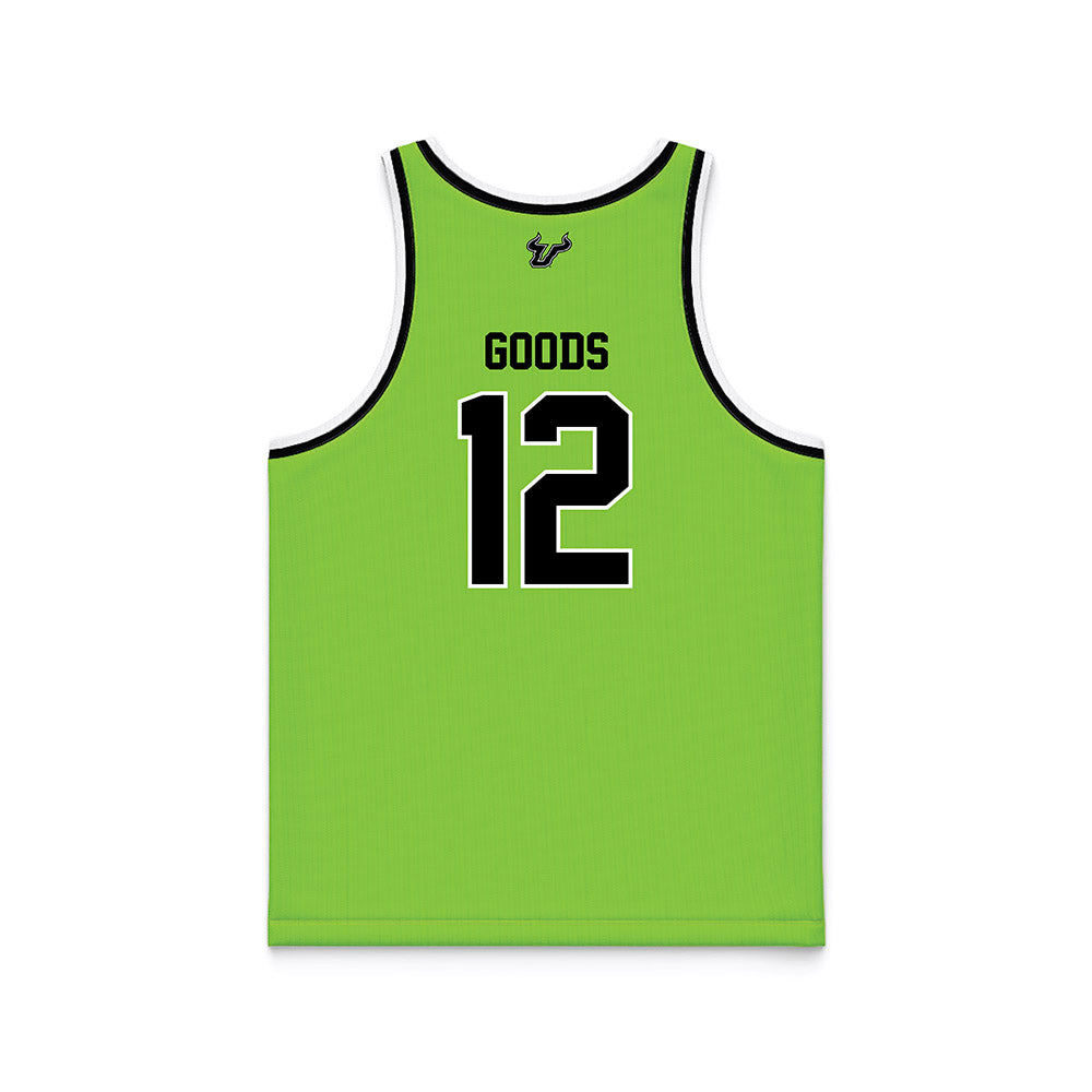 USF - NCAA Men's Basketball : Richard Goods - Basketball Jersey-1