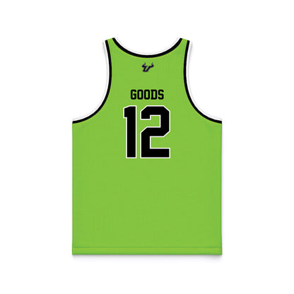 USF - NCAA Men's Basketball : Richard Goods - Basketball Jersey-1