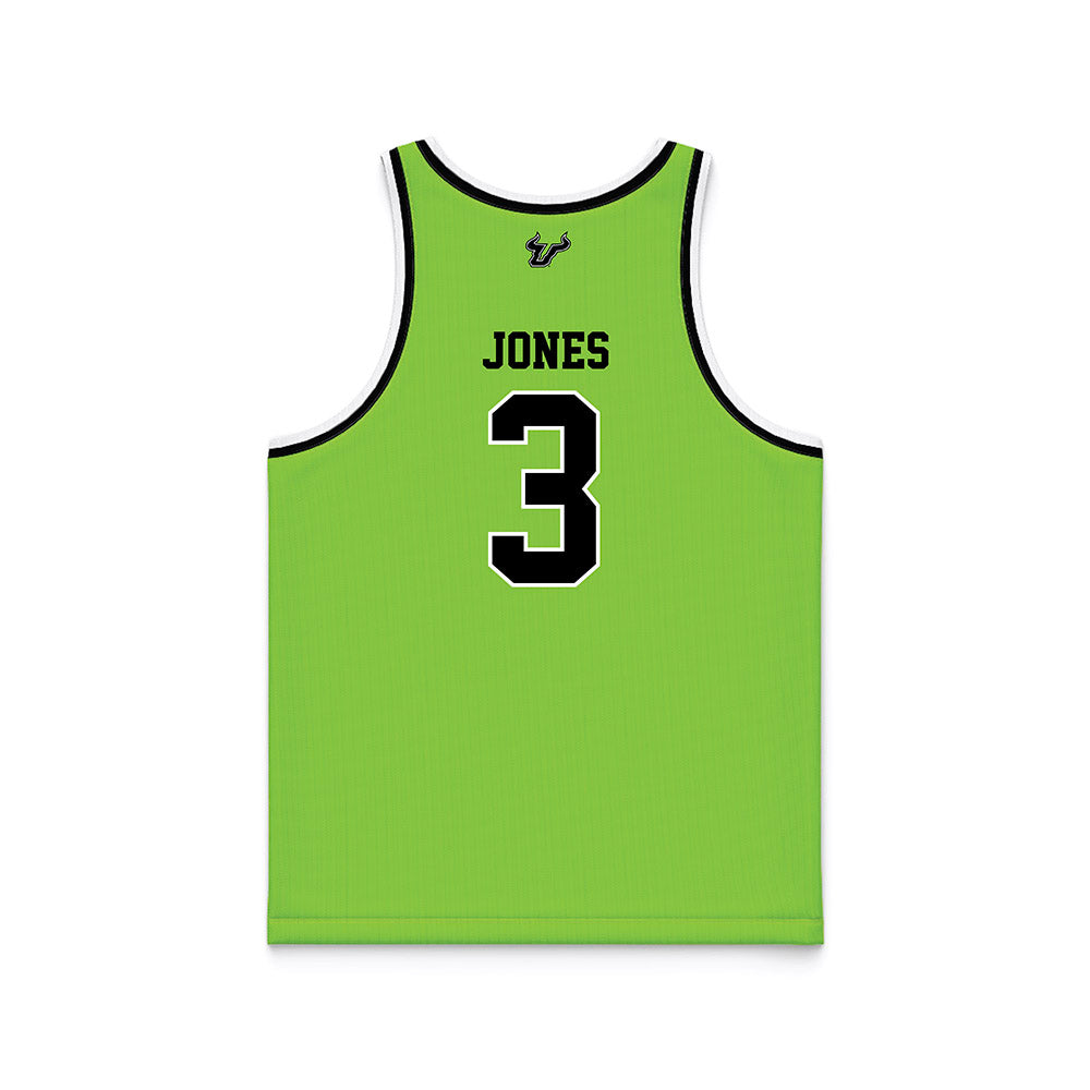 USF - NCAA Men's Basketball : Isaiah Jones - Basketball Jersey-1