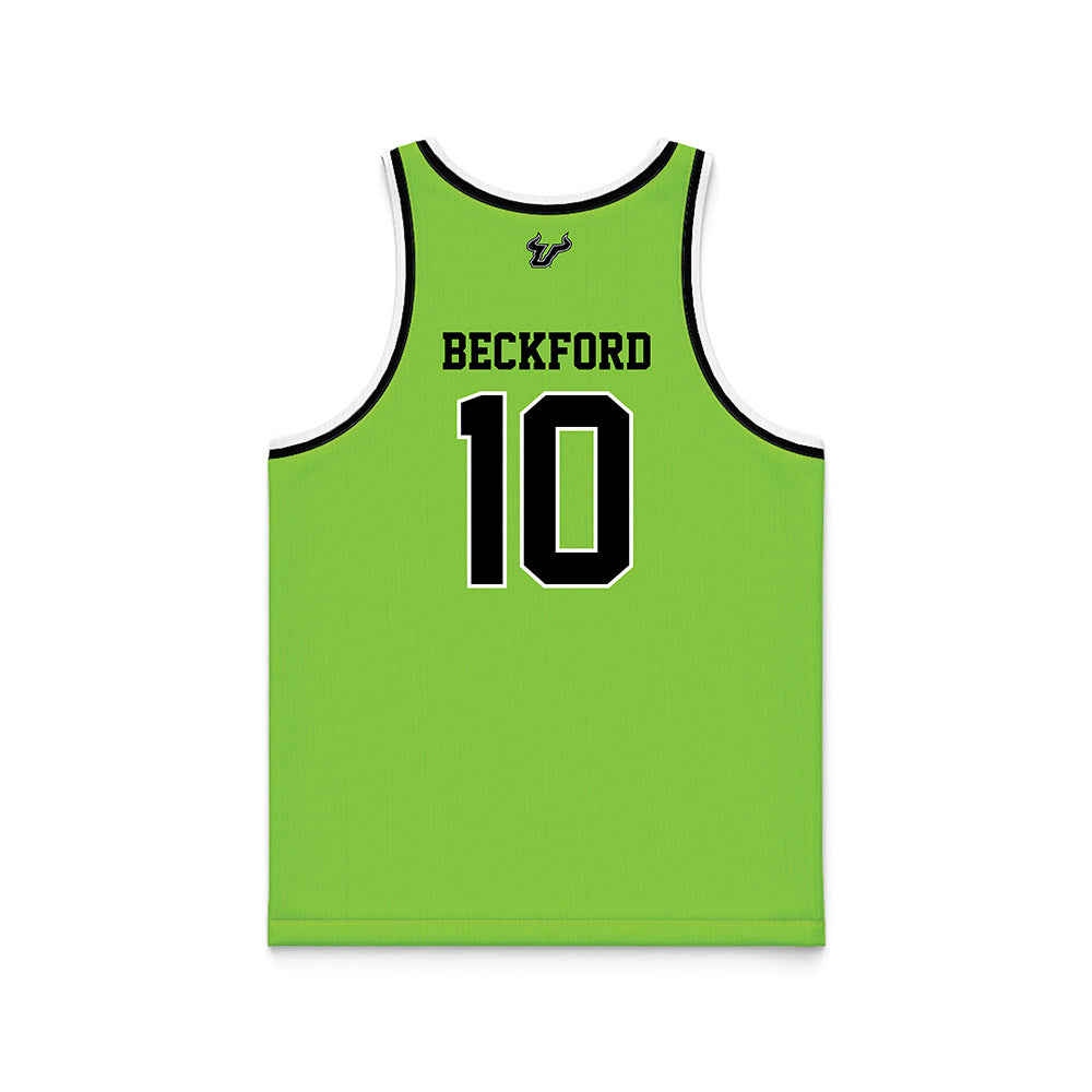 USF - NCAA Men's Basketball : Tristan Beckford - Basketball Jersey-1