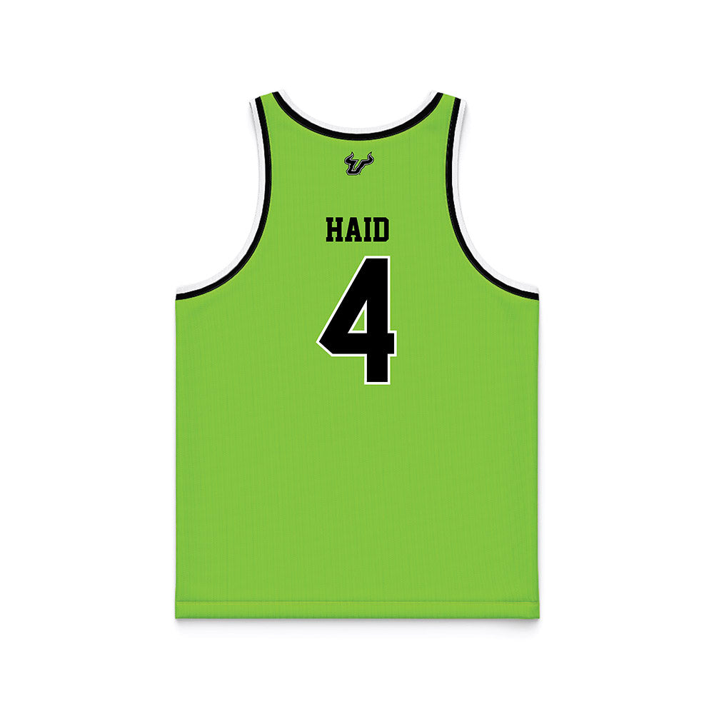 USF - NCAA Men's Basketball : Devin Haid - Basketball Jersey-1
