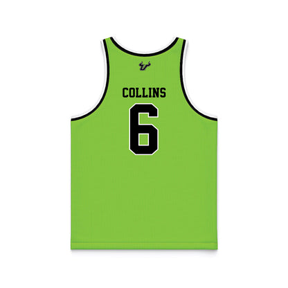 USF - NCAA Men's Basketball : Daimion Collins - Basketball Jersey-1