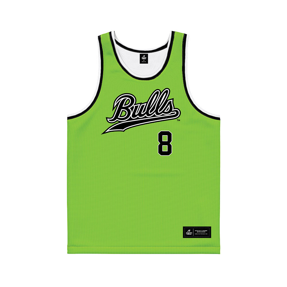 USF - NCAA Men's Basketball : Josh Omojafo - Basketball Jersey-0