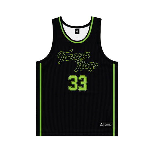 USF - NCAA Men's Basketball : Donovan Waleskowski - Black Basketball Jersey-0