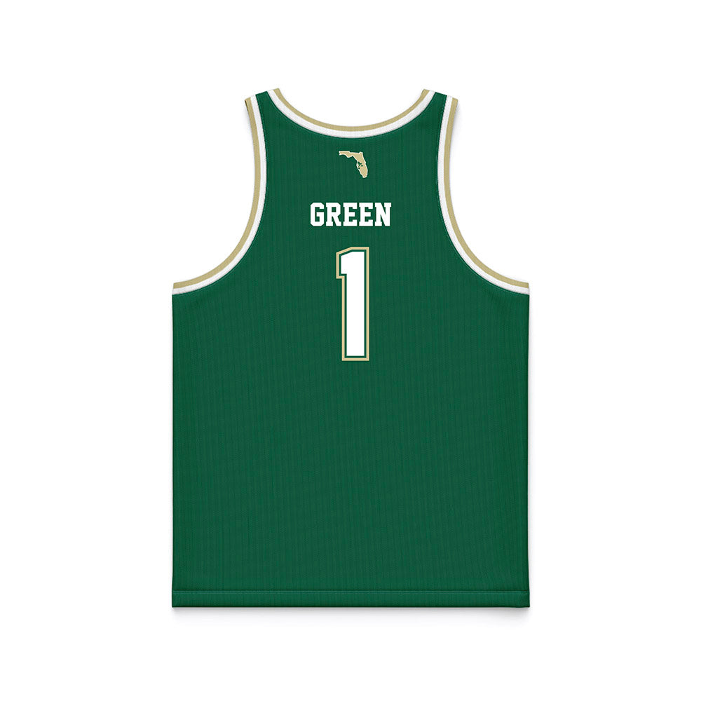USF - NCAA Men's Basketball : DeAnte Green - Basketball Jersey-1
