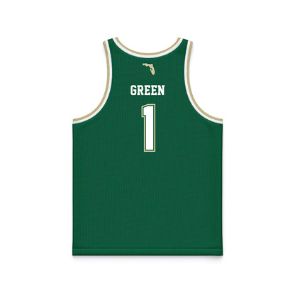 USF - NCAA Men's Basketball : DeAnte Green - Basketball Jersey-1