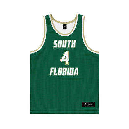 USF - NCAA Men's Basketball : Devin Haid - Basketball Jersey-0