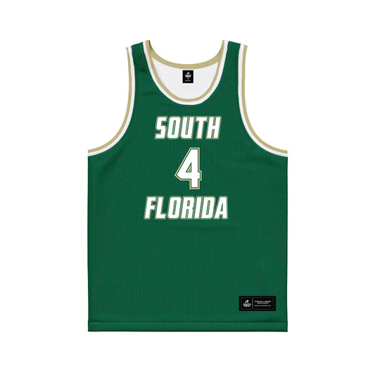 USF - NCAA Men's Basketball : Devin Haid - Basketball Jersey-0