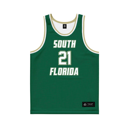 USF - NCAA Men's Basketball : Adriel Nyorha - Basketball Jersey-0