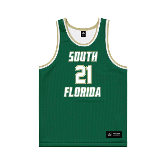 USF - NCAA Men's Basketball : Adriel Nyorha - Basketball Jersey-0