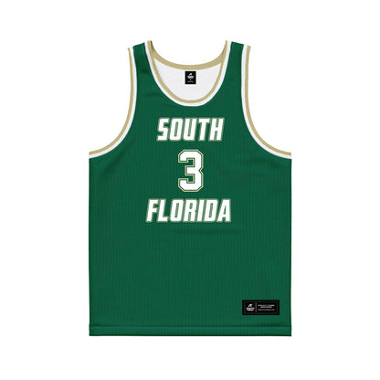 USF - NCAA Men's Basketball : Isaiah Jones - Basketball Jersey-0