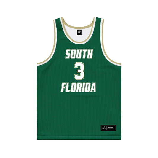 USF - NCAA Men's Basketball : Isaiah Jones - Basketball Jersey-0