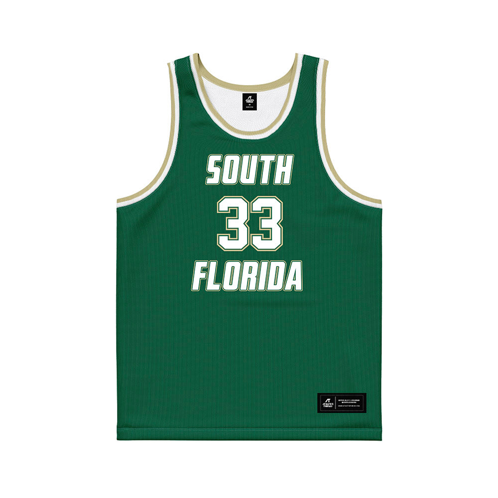 USF - NCAA Men's Basketball : Donovan Waleskowski - Basketball Jersey-0